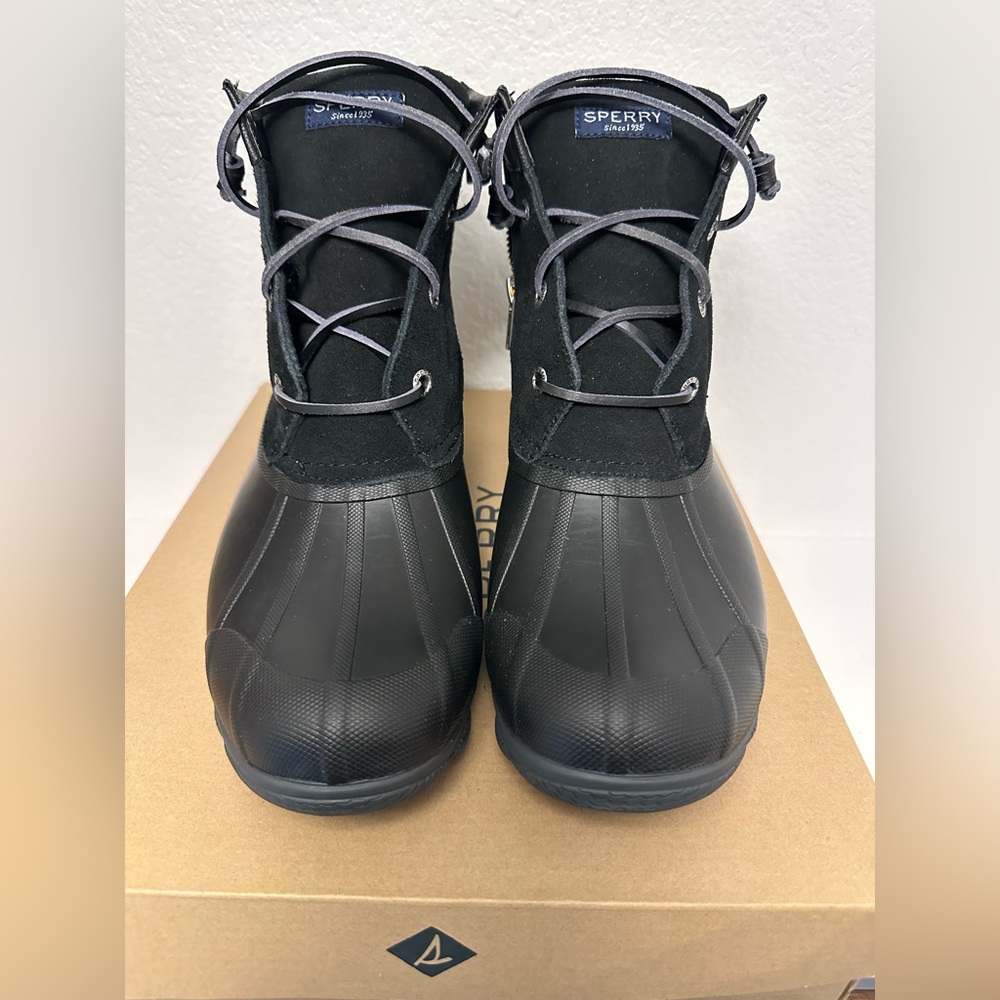 NEW Sperry To Sider Syren Gulk Black Womens